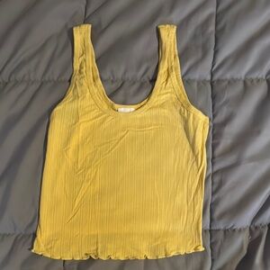 Yellow Sleeveless Women's Top